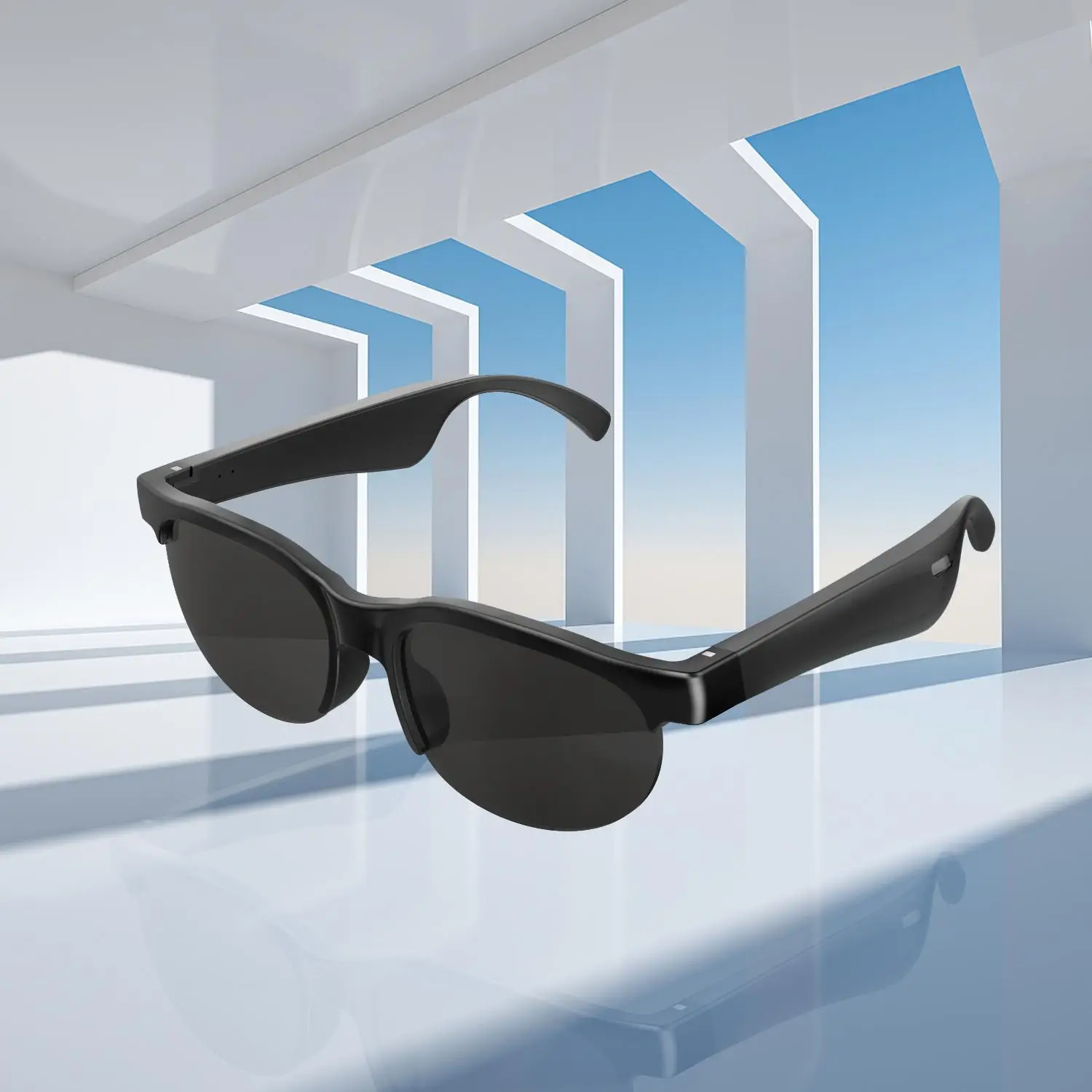 Wireless Smart Glasses, Air Conduction Concept Glasses, Men's Tech Gadgets 2024, Anti-blue Light Smart Bluetooth-compatible Sunglasses, Fashionable Sp