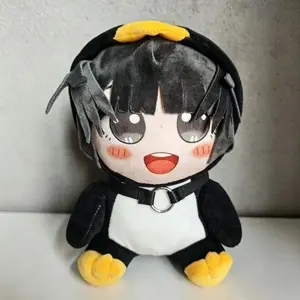 25cm Gugu Gaga Penguin Plush Doll Cute Meme Peripheral Soft Stuffed Animal Kawaii Room Decoration Collectible Birthday Gift For Kids Adults