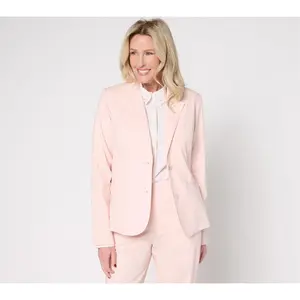 BEAUTIFUL by Lawrence Zarian Notch Collar Blazer