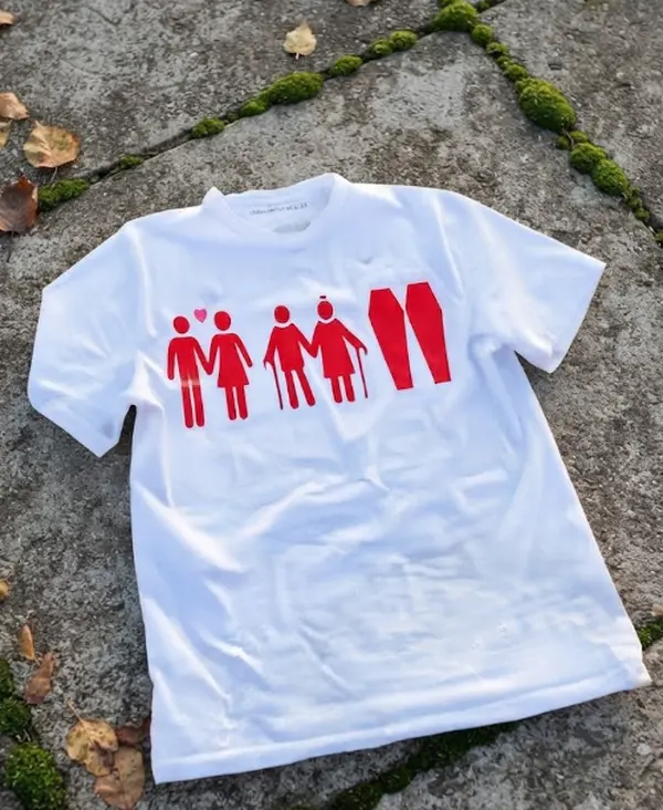 TRENDY T-Shirt Print Tee Lifeline of love