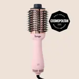 L'ANGE HAIR Le Volume 2-in-1 Titanium Blow Dryer Brush - Hot Air Brush Dries, Smooths & Volumizes for Frizz-Free Blowouts