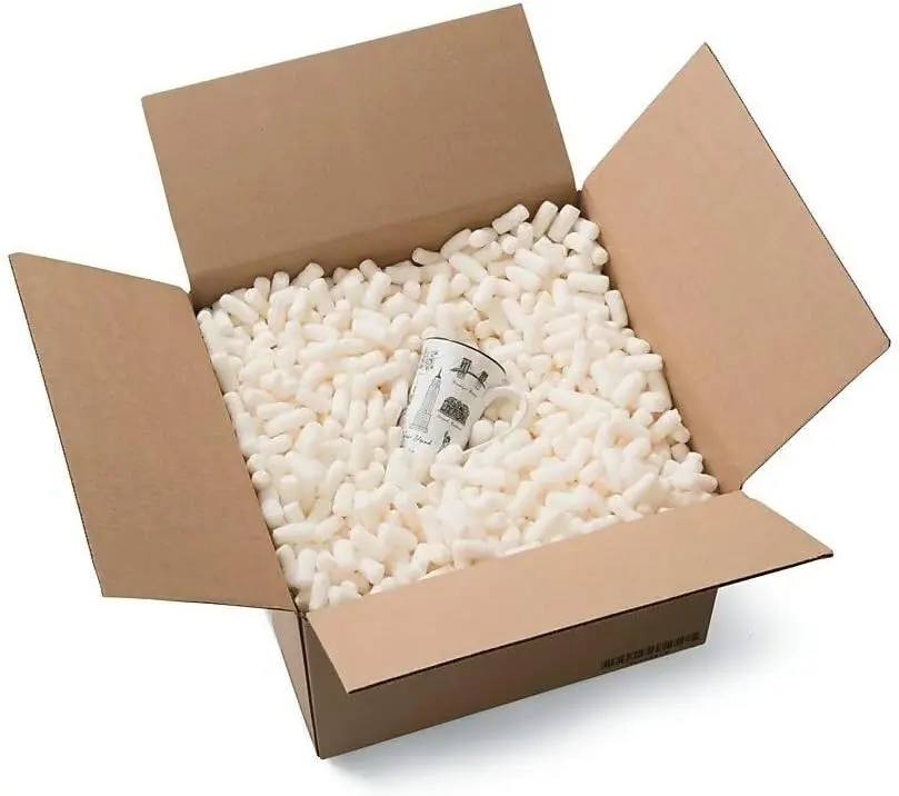MagicWater Supply Packing Peanuts for Shipping - Bio Tube - .5 Cu Ft | Bio Tube Dissolves in Water & Naturally Break Down,For Shipping Packaging Filler, Dust-Free Abrasion Resistant, Non Styrofoam