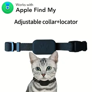 Cat Tracking Collar, Pet GPS Dual-system Tracking Collar, Anti-lost, Smart Positioning Tracking, Suitable for Cats And Dogs, Adjustable Collar And Tracker, Puppy Tracking Collar