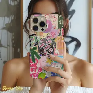 City Girl Disco Coquette Collage Phone Case, Preppy Y2K Disco Collage, Suitable for IPhone17 11 12 13 14 15 16 Pro Max Air Plus