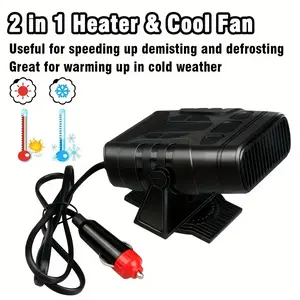 Portable Car Heater 12V Electric Heating Fan Defogger Defroster Demister US