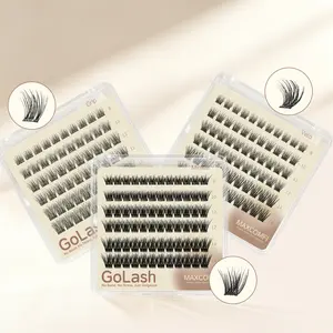 MAXCOMFI [Creator Exclusive]  LashGo Glue-Free Pre-Cut Eyelash Extensions - DIY Cosmetic Beauty Products, Mini Portable Pack for Purse, On-the-Go Instant Touch-Ups, Compact for Busy Summervibes Days