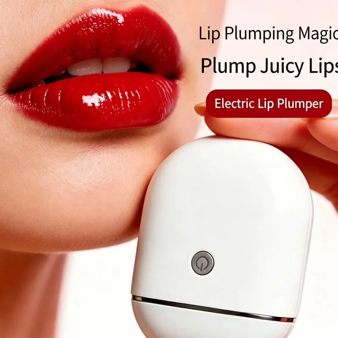 Non-Invasive Lip Beauty Device, Physical Exercise Method, Vacuum Suction for Fuller Lips, Reddish and Plump Lips, Lip Care Effect