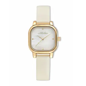 Classic Square Bone Leather Watch