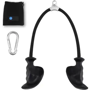 Tricep Rope with  Handles, 36 Inch Tricep Pull Down Rope for  Machine, Pulley System, Triceps Rope  Attachment for Gym,