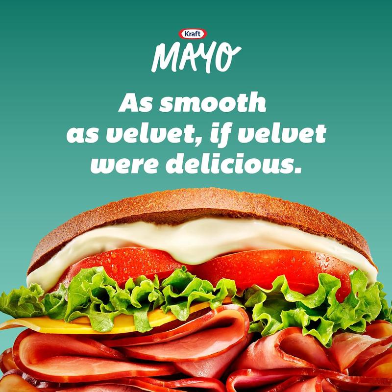 Real Mayo Creamy & Smooth Mayonnaise, for a Keto and Low Carb Lifestyle, 30 fl oz Jar