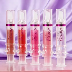ALIVER lip plumping oil in 5 colors, containing natural chili extract, moisturizes and reduces lip lines. This matte lip oil/lip gloss creates plump, hydrated lips and provides long-lasting care. A thoughtful gift.