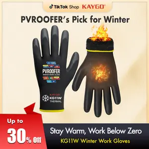 CARNALITO x KAYGO Thermal Winter PU Coated Work Gloves — Born from pride and built for roofers, builders, mechanics, and warehouse heroes. Stay warm, strong, and united through construction, roofing, loading, and all tough winter jobs