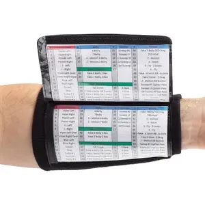 Football Play Wristbands - Youth Quarterback Gear - Wristband Playbook - Softball Wristbands for Signs
