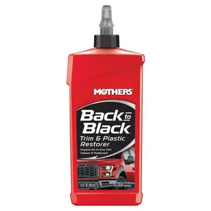 WL01 MOTHERS 12 oz. Back-to-Black Trim and Plastic Restorer Liquid