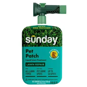 Sunday 7038634 2500 sq. ft. Pet Patch All-Purpose Lawn Fertilizer for All Grasses
