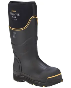Dryshod Men's Steel Toe Max Cold Conditions Protective Boot - Stm-Uh-Bk