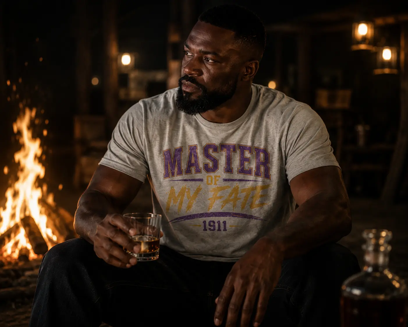 Master of My Fate T-Shirt | Motivational Typography Tee
