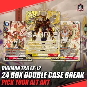 Digimon EX-12: Digital World Shambala - 24 Box Double Case Break - Pick Your Alt Art