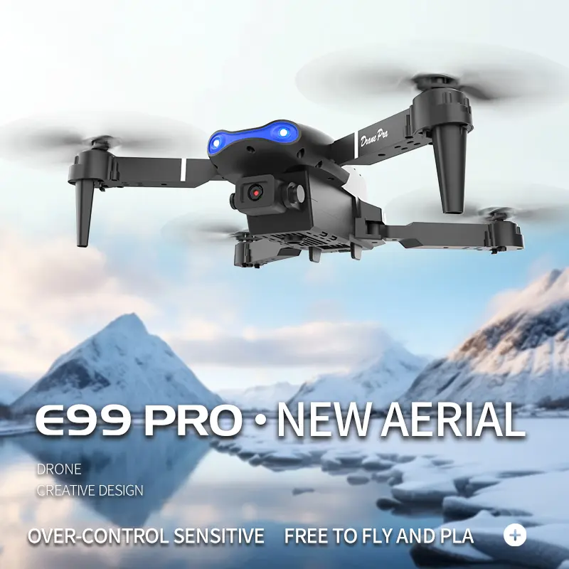 Foldable RC FPV Quadcopter Drone with Dual 4K HD Camera, Altitude Hold, 1-Key Takeoff, 360° Flip & WiFi Live Video, for Beginners (Adults/Kids)
