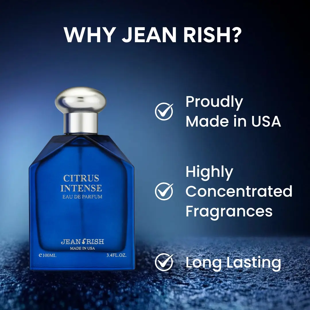 Citrus Intense, Jean Rish, Men Perfume, Eau De Parfum (3.4 Fl Oz / 100 ...