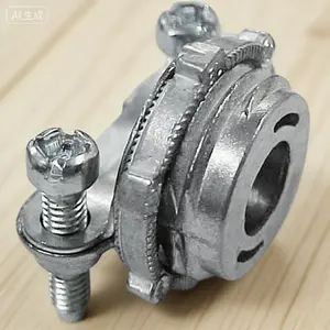 ProConnex C-510 Combination Connector 3/8" AC/MC/Flex 100-Pack, Electrical Fitting, Reusable, for Flexible Metallic Conduit, 100-Piece Bulk Set, Easy Installation, Corrosion Resistant