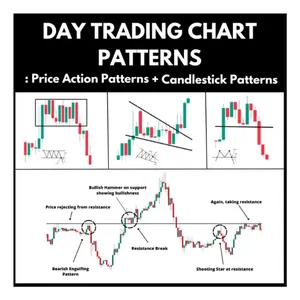 Day Trading Chart Patterns : Price Action Patterns + Candlestick Patterns Paperback – Large Print, March 28, 2023