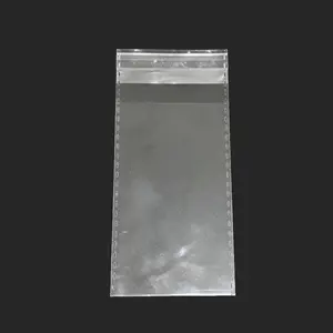 100 Pcs 6x13cm Transparent Opp Self-Adhesive Bags, Durable Waterproof Tear-Resistant, Ideal for Jewelry, Crafts, Gift Packaging