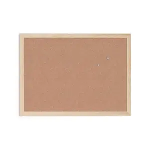 U Brands Cork Bulletin Board, 18" x 24" Inches, Light Birch Wood Frame (265U00-01)