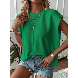 Women's Casual Solid Color Knit Vest