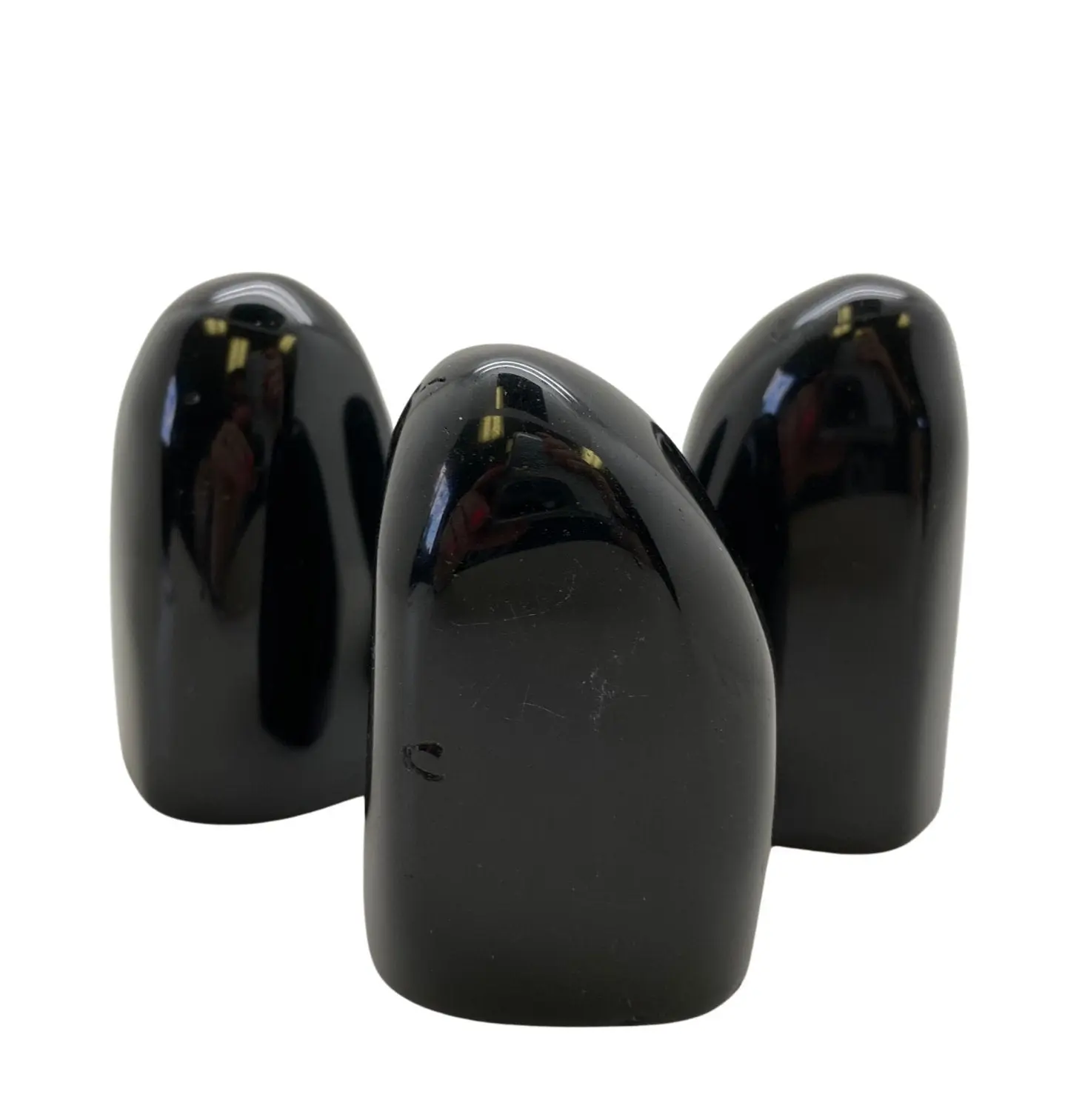 Black Obsidian Freeform - Polished Obsidian Stone Standing Specimen