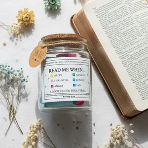 Color Coded Bible Verses Jar