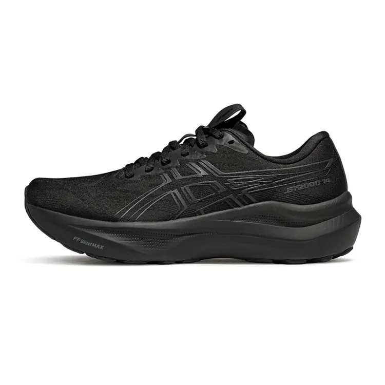 ASICS GT 2000 14 Support Low Top Running Shoes Women's Black Versatile 1012B843-002