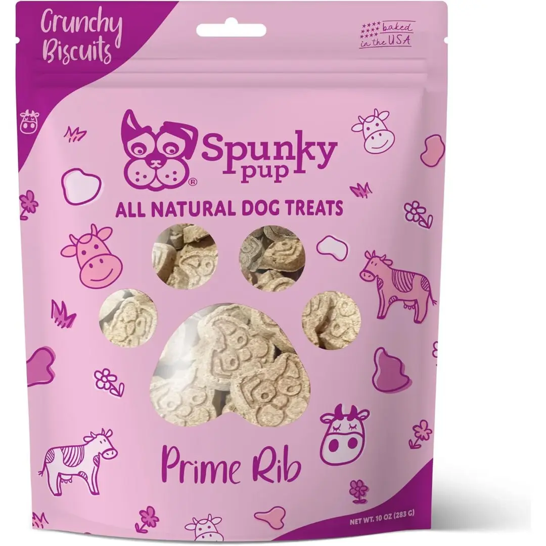 Spunky Pup Crunchy Biscuit Dog Treats — 10 oz
