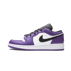 Air Jordan 1 Low GS "Court Purple" 553560 500