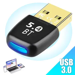 Wireless Bluetooth Adapter USB Bluetooth 5.4 for PC Dongle  for PC Windows 11/10/8.1，Adaptador Mouse Keyboard Music Audio Receiver USB Transmitter