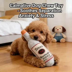 2026 Trendy Dog Chew Toy, Vodka Bottle Shape, Puppy & Small Medium Dogs, Durable Bite Resistant, Stress Relief Pet Supplies
