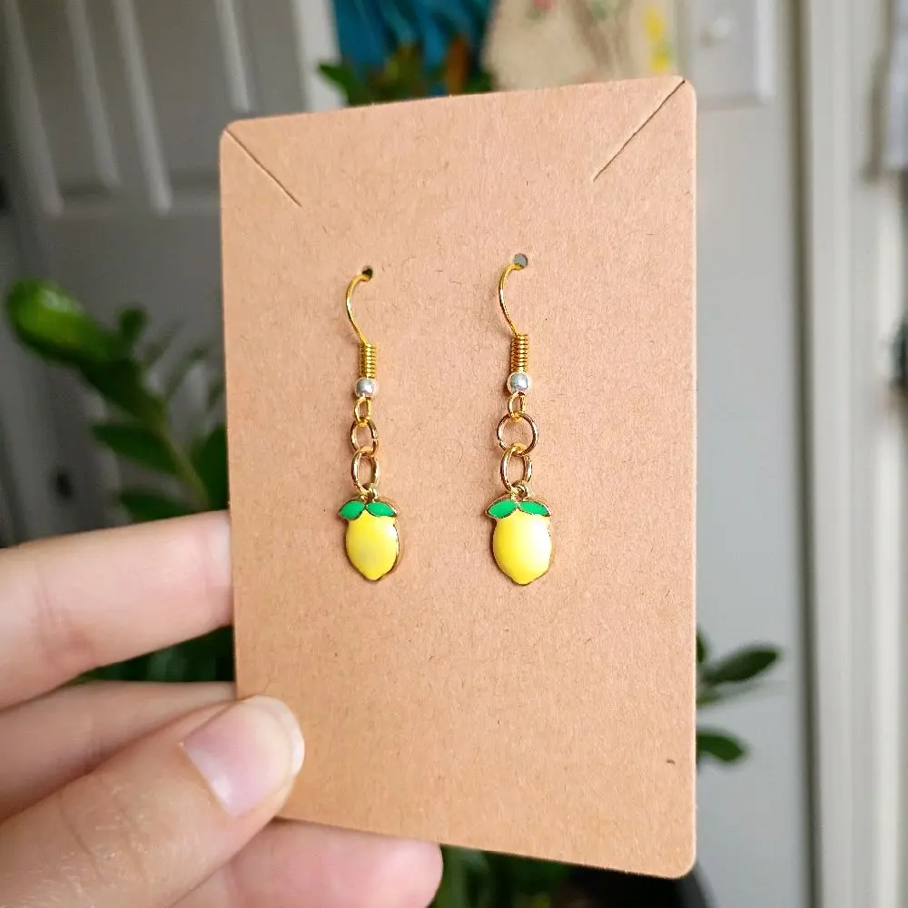 Lemon Charm Earrings