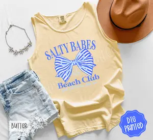 Salty Babes Comfort Colors Tank Top