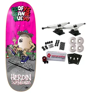 Heroin Skateboard Complete Goofy's Grande Egg (Assorted) 10.75" x 32.4"
