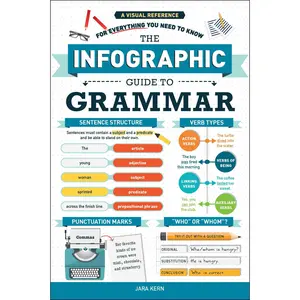 The Infographic Guide to Grammar: A Visual Reference for Everything You Need to Know -- Jara Kern - Paperback