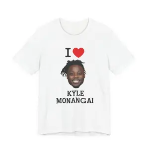 I Love Kyle Monangai T-Shirt - Men's Adult Sizes, 100% cotton tee, unisex style