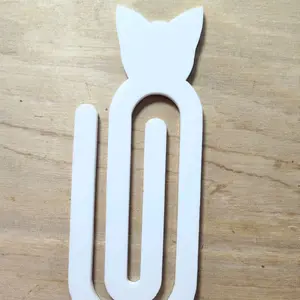 Sublimation Jumbo Paperclip blank, cat themed, plannerclip, bookmark