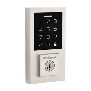 Kwikset 5057274 270 Smart Code Metal Electronic Touch Pad Deadbolt - Satin Nickel