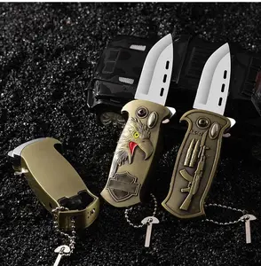 3-in-1 Folding Knife & Tool Combo & Bottle Opener for Outdoor Recreation, Emergency & Home Use(Without Butane Gas)