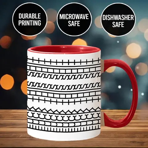 FF*ck This Shiit Hidden Message Coffee Mug Unique Gift for Work Bestie - Ceramic Drinkware Stylish Printed