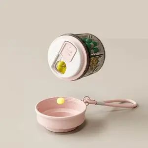 Small Pill Box,Pill Case,Pill Organizer,Travel Waterproof Portable Pocket Pill Box Medicine Organizer,Daily Pill Container for Purses Compact Travel Medicine Holder for Vitamins Medication day easy use mini storage Healthcare Aid