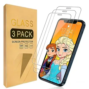 iPhone Screen Protector for iPhone 12/pro 2020, 6.1 Inch Case-Friendly Tempered Glass, 3-Pack Protective Screen Protector