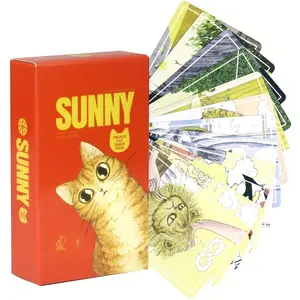Sunshine Cat Tarot Cards, 78 Card Deck, Ideal for Beginners & Enthusiasts, Divination & Prediction, Spiritual Journey, Gift, Card Games