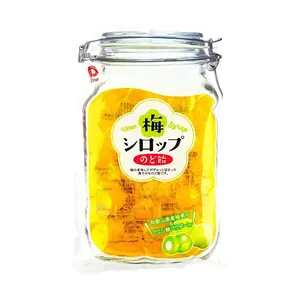 PINE Japan Ume Plum Flavor Throat Drops Candy 77.4g - Refreshing Sour & Sweet Taste