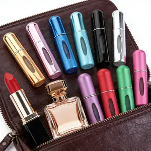 SITAKEYFMHK 10Pcs portable travel perfume atomizers set!5ml empty refillable spray bottles, lightweight and easy to carry for travel, office, parties and trips